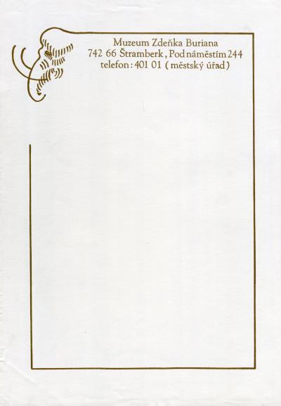 Hlavičkový papír MZB